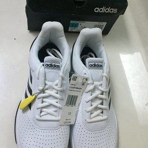 NEW MENs  ADIDAS COURTSMASH TENNIS Shoes WHITE F36718 Size 12